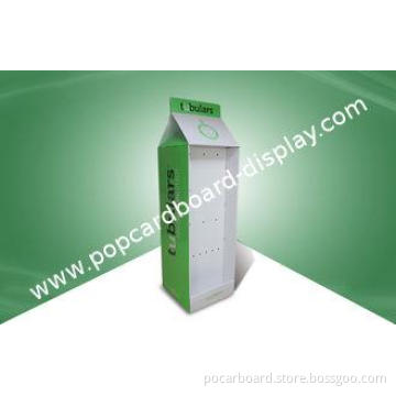 Eye -catching POP Cardboard Display Hook Display Stand For